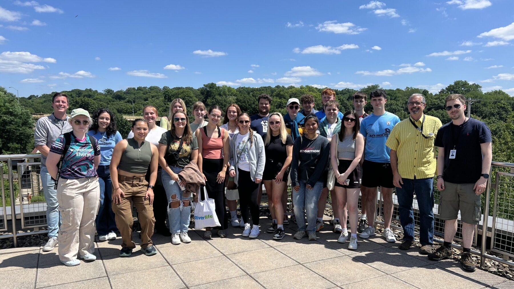 A group photo of the 2024 City Semester students and some instructors